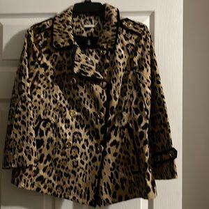 WHBM Leopard Jacket Size 8
